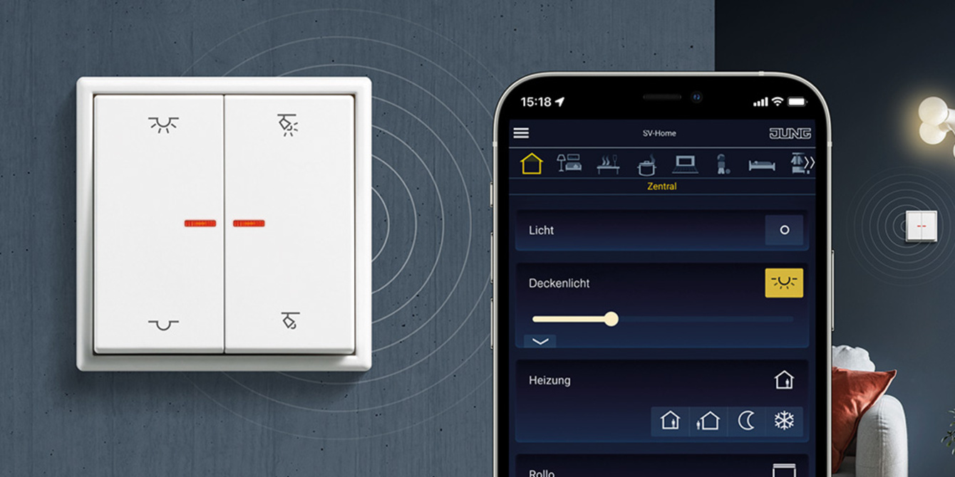 KNX RF Taster bei Etechnik-RH in Saaldorf-Surheim